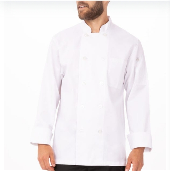 White Chefworks Unisex Jacket Size M - Picture 1 of 8
